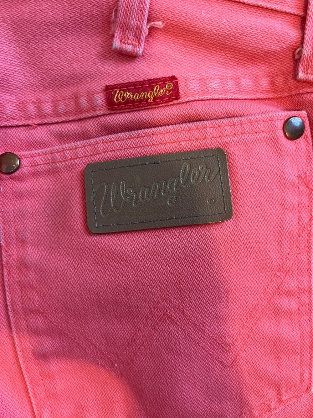 Vintage Made in the USA Wrangler Pink Jeans